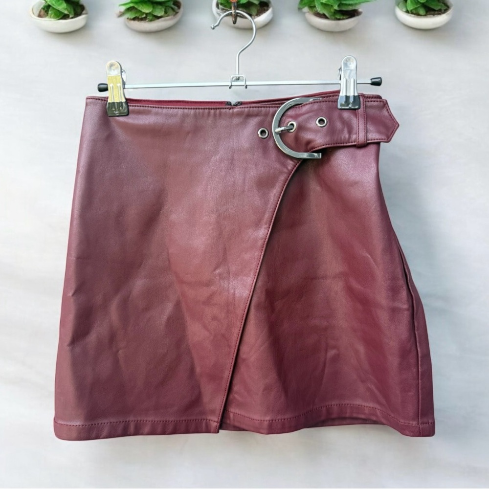 Express Faux Leather Mini Skirt 00